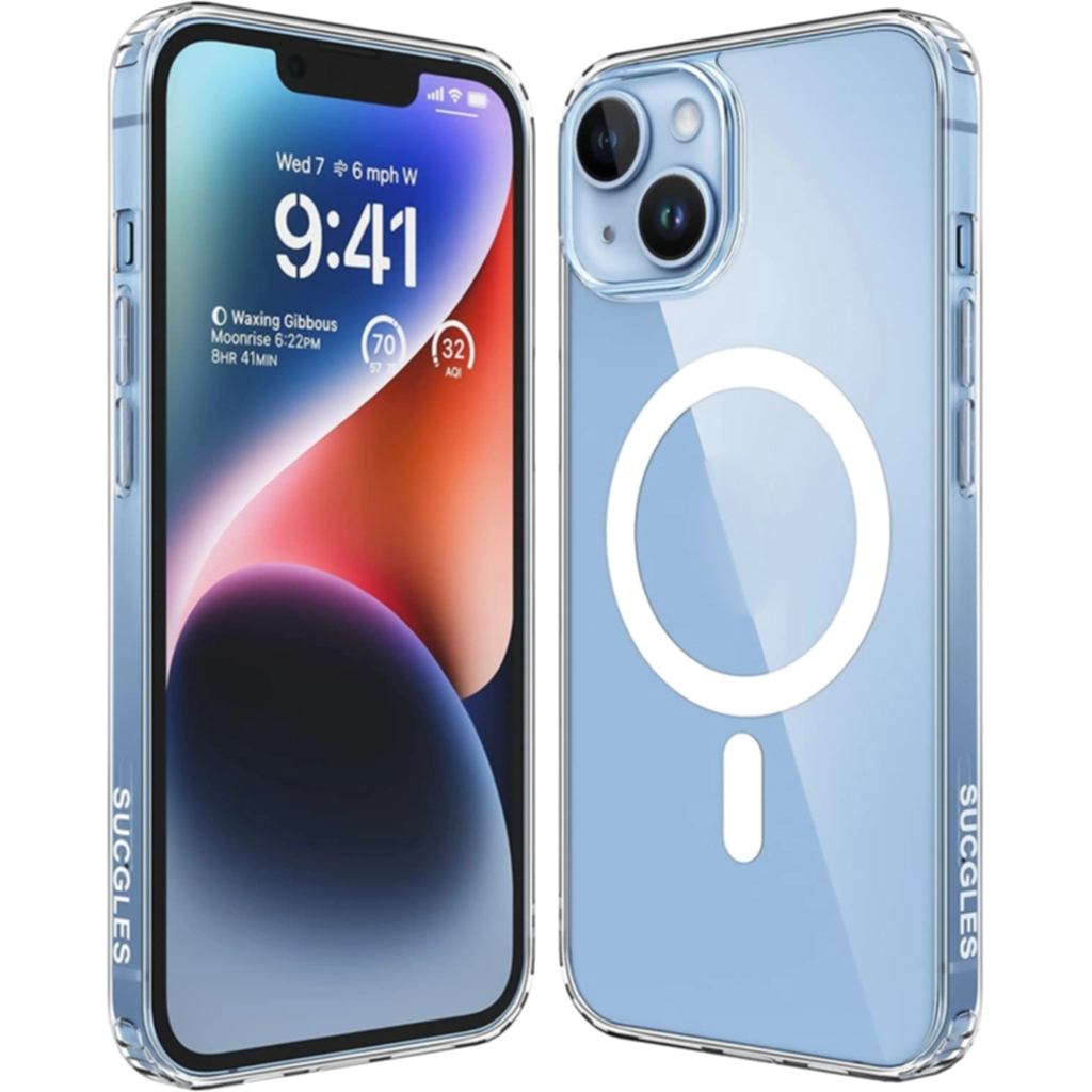 Turtos Mobildeksel MagSafe Clear iPhone 15 Plus Mobiltelefontillbehör,Mobildeksel og futteral iPhone,Elektronikk