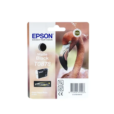 Epson Epson T0878 Blækpatron Mattsort T0878 Modsvarer: N/A billede