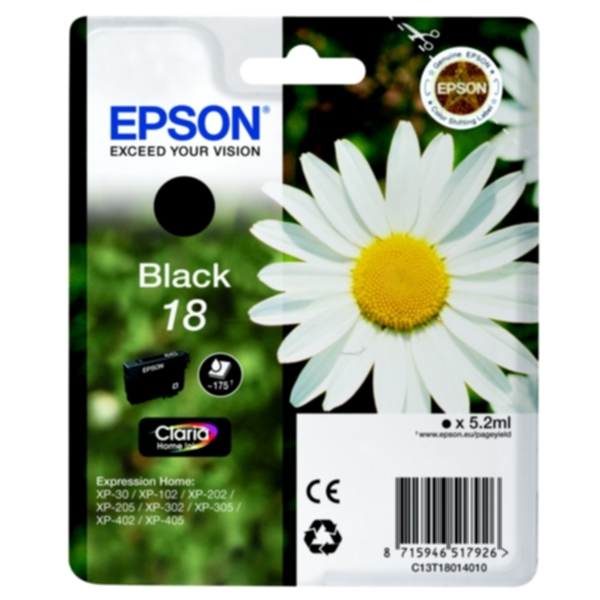 Epson Epson 18 Blekkpatron svart