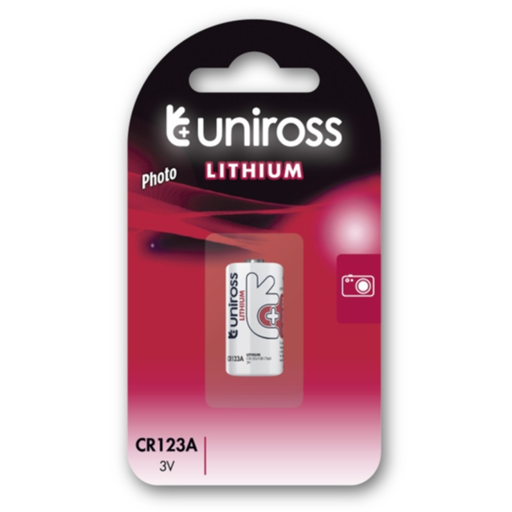 Uniross Uniross CR123A Litium 4895122315028 Tilsvarer: N/A