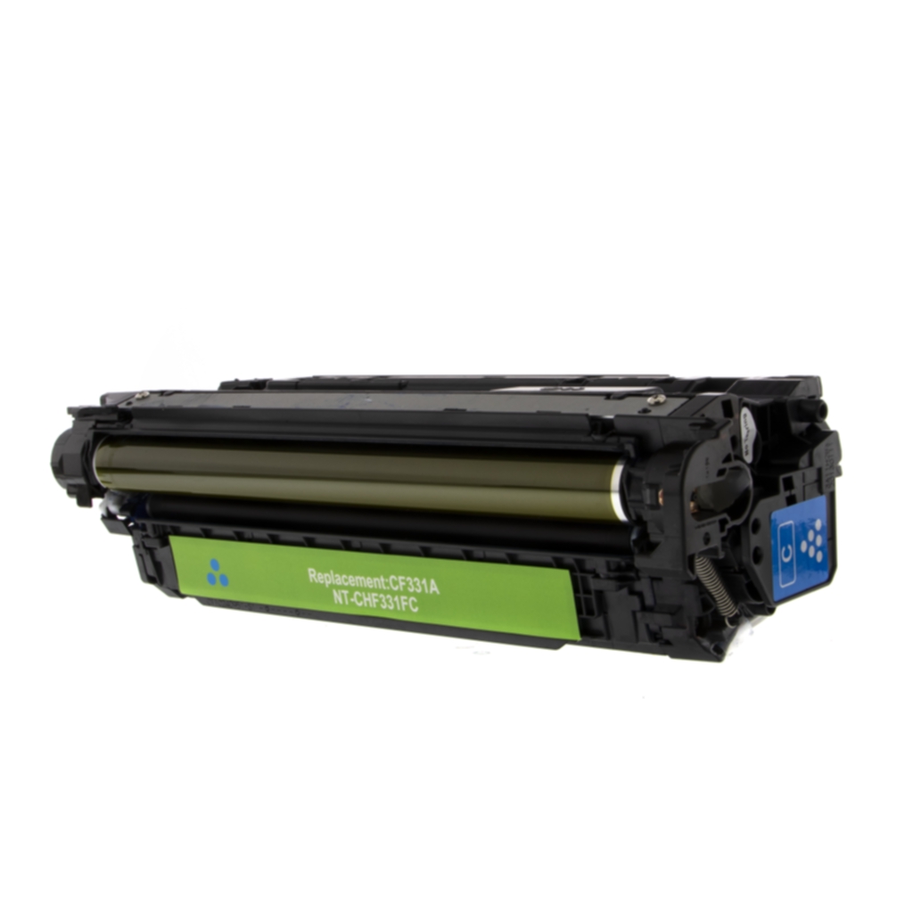 Tonerkassett, erstatter HP 654A, cyan, 15.000 sider Toner