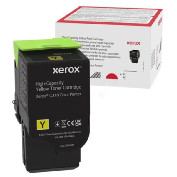 Xerox - high capacity - yellow - original - toner cartridge - Laser toner Yellow