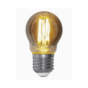 LED-lampe E27 G45 Soft Glow Smoke 3-trinns minne