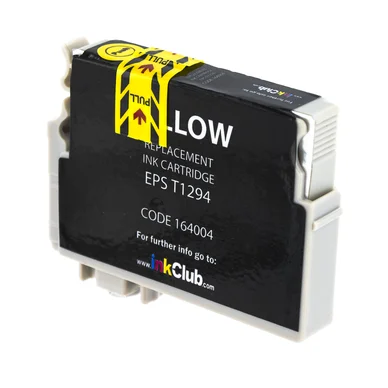 Bläckpatron gul, ersätter Epson T1294