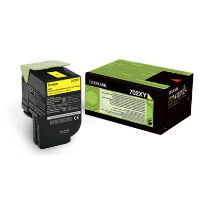 Lexmark Lexmark 702XY Tonerkassette Gul 70C2XY0 Modsvarer: N/A billede