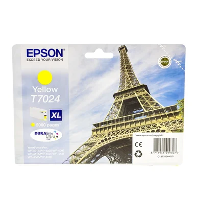 Epson Epson T7024 Blækpatron Gul T7024 Modsvarer: N/A