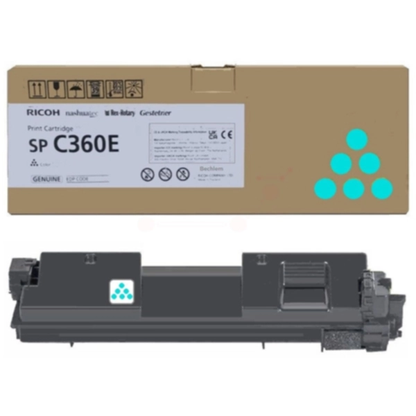Ricoh Ricoh SPC360E Tonerkassett Cyan 408189 Tilsvarer: N/A