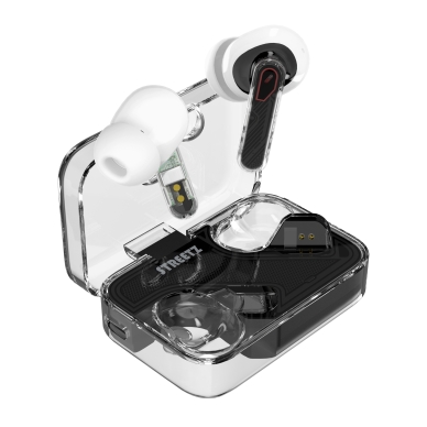 Streetz Streetz Transparente True Wireless-ørepropper med Dual Mic ENC T250-BLK Modsvarer: N/A