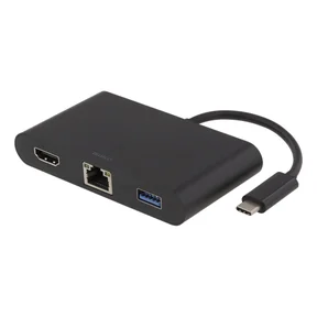 DELTACO USB-C dockningsstation