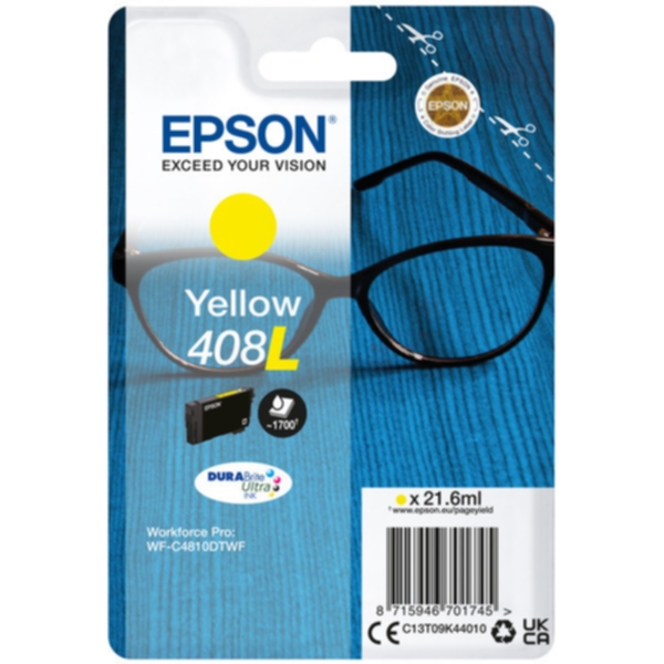 Epson Blekkpatron gul, 1700 sider T09K4 Tilsvarer: N/A