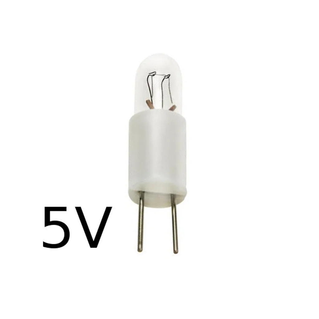 Glöd Miniatyrlampa Bi-Pin 3,17 T1 3/4 60mA 5V