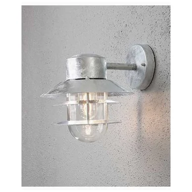 Konstsmide Modena vägglykta ned. Galvad 7310-320