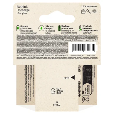 GP Recyko 950mAh AAA/HR3 4-pack GP Recyko 950mAh AAA/HR3 4-pack