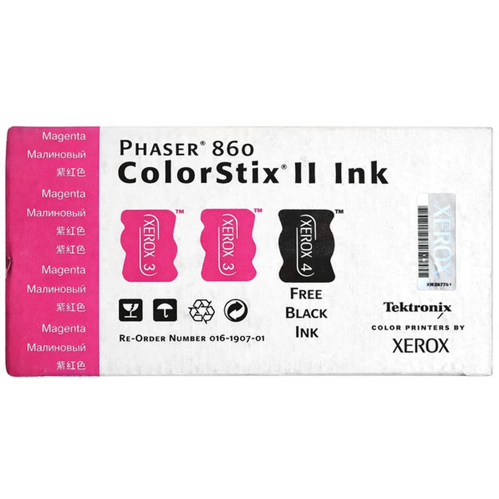 Färgstix 2 st magenta + 1 st svart 2.800 sidor