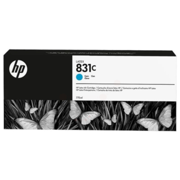 HP 831C Bläckpatron cyan, 775 ml