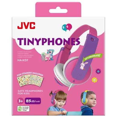 JVC Kids headphone wired Pink