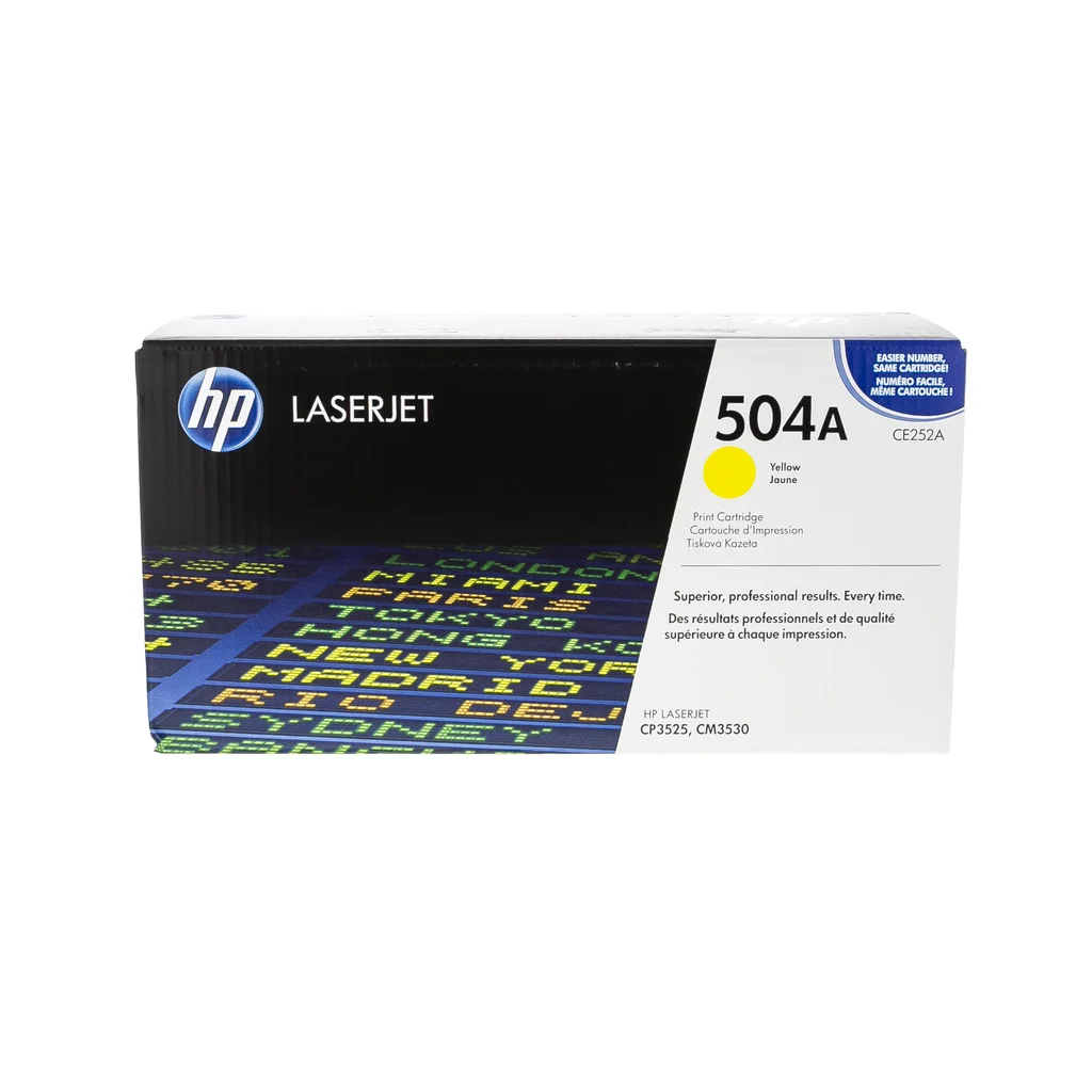 HP 504A Tonerkassett Gul
