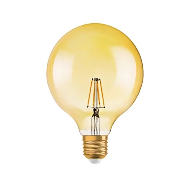 Osram Vintage 1906 LED Globepære E27 825 4W (4w=35) 410 lumen Guld - ikke dæmpbar (A++)