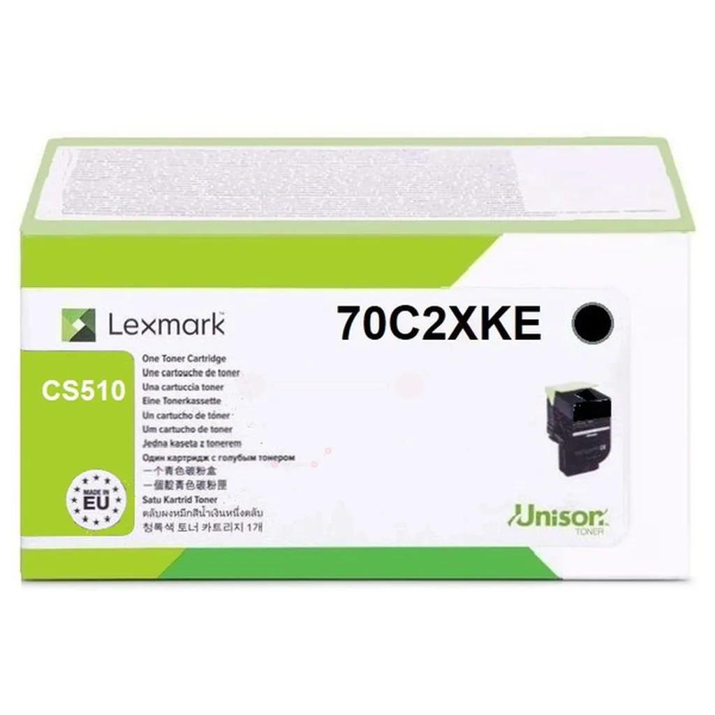 Lexmark 702XK Tonerkassett svart, 8.000 sidor