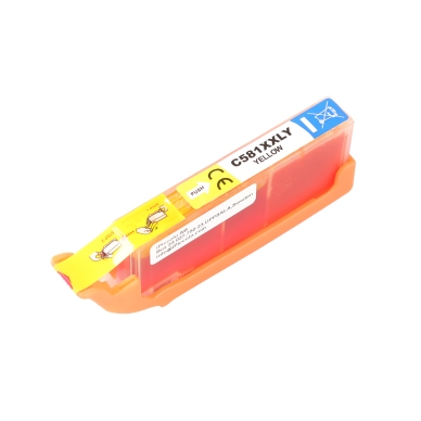 WL Inktcartridge, vervangt Canon 581 Y XXL geel CA-581-XXLY Replace: CLI-581YXXL
