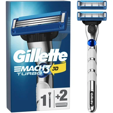 Gillette Gillette Mach3 Turbo partahöylä + 2 partaterä 7702018514472 Vastaa: N/A