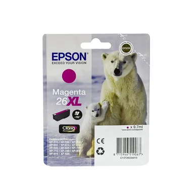 Epson Epson 26XL Blækpatron Magenta T2633 Modsvarer: N/A billede