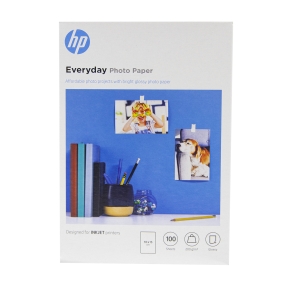 Papier photo 10 x 15 brillant HP Everyday - 100 feuilles