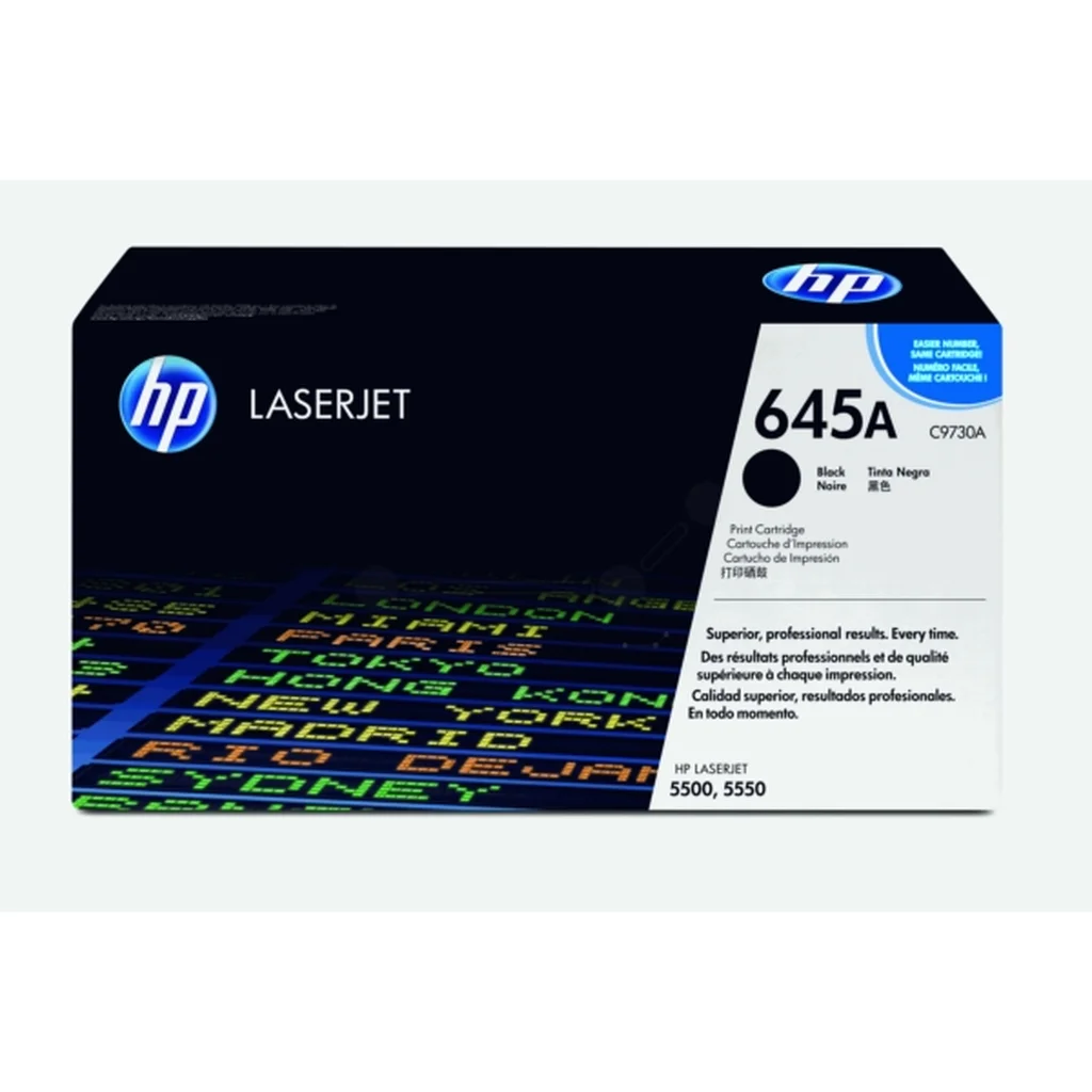 HP 645A Tonerkassett Svart