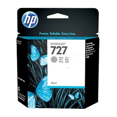 HP HP 727 Blækpatron grå, 40 ml B3P18A Modsvarer: N/A