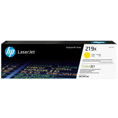 HP HP 219X Tonerkassette gul W2192X