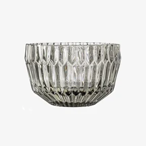 Skål Grå Glas