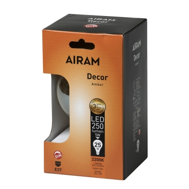AIRAM alt Airam LED DEC FG AM G95 5W/822 E27 DIM