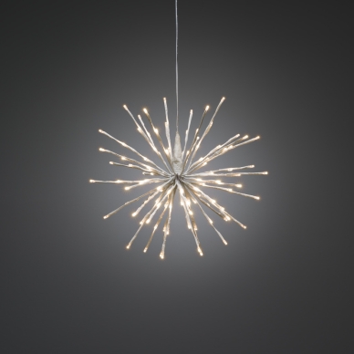 Konstsmide Dekorationskugle pind hvid