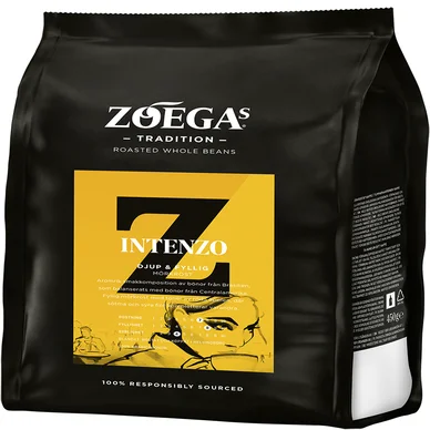 Zoegas Zoégas Intenzo hele bønner 450 g 7310731100126 Modsvarer: N/A