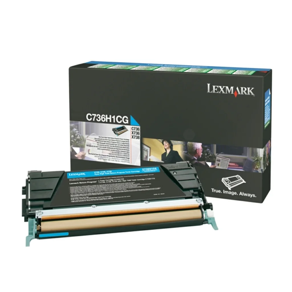 Tonerkassett cyan Return Program High Yield 10.000 sidor