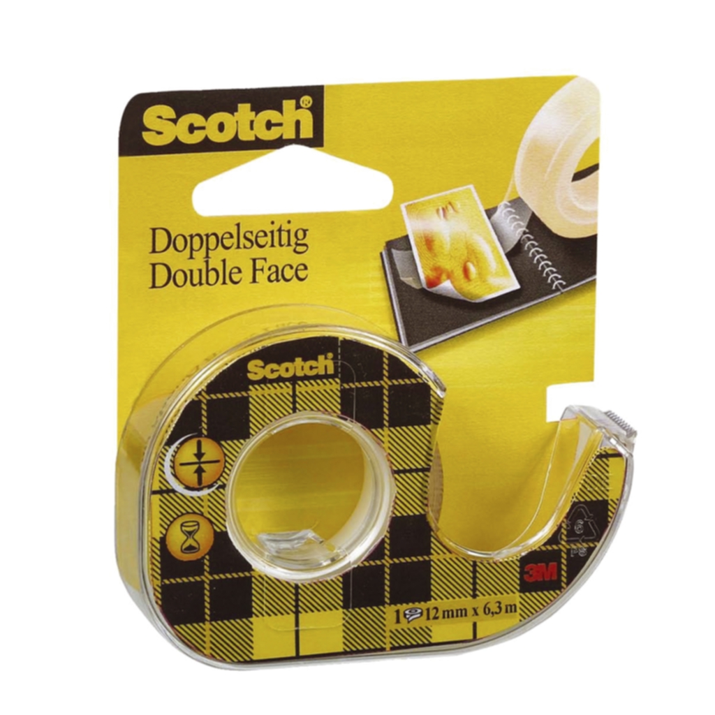 SCOTCH Dobbeltsidig tape Scotch 665 6 m x 12 mm Kontorrekvisita,Top Office,Tape,Konvolutter og emballasje