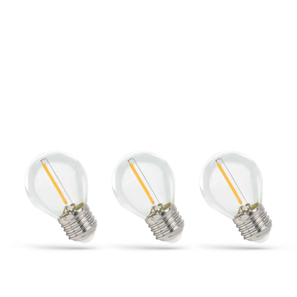 LED-lampa E27 1W 2700K 60 lumen 3-pack