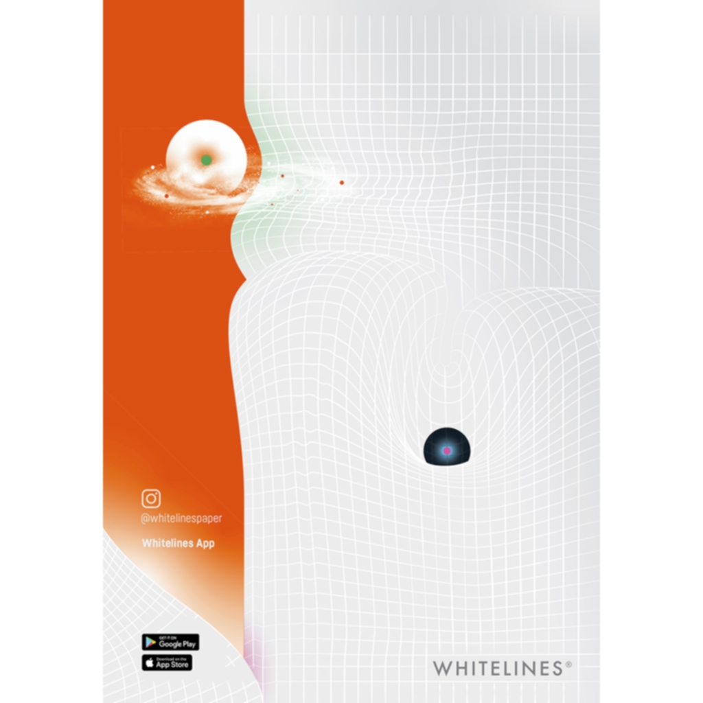 White Lines Whitelines, Rutet, B5 Kontorrekvisita,Blokk og papir