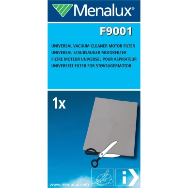 MENALUX alt Universalt klippbart motorfilter