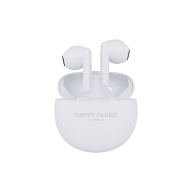 Happy Plugs Happy Plugs Høretelefoner Joy Lite In-Ear TWS Hvid 7319922326093 Modsvarer: N/A