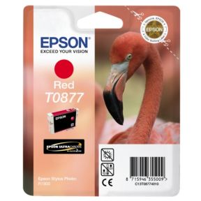 EPSON T0877 Bläckpatron Röd