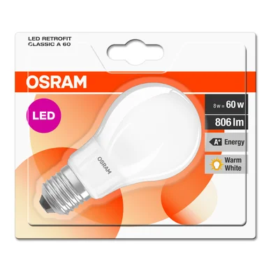 Osram LED Retrofit Classic A E27 8,5W