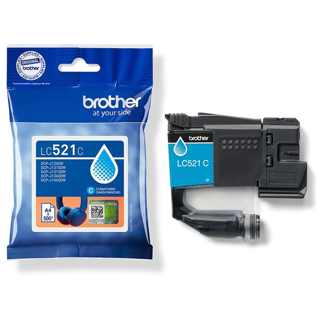 Brother LC-521 Bläckpatron cyan