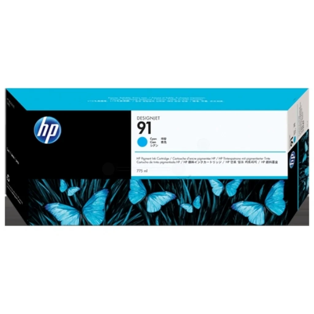 HP 91 Bläckpatron Cyan