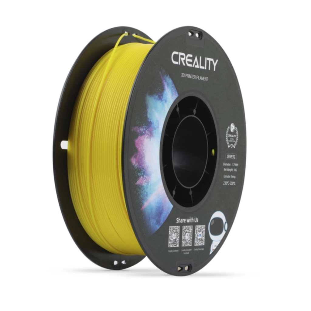 Creality Creality Creality CR-PETG - 1.75mm - 1kg Gul PETG-filament,3D skrivarförbrukning