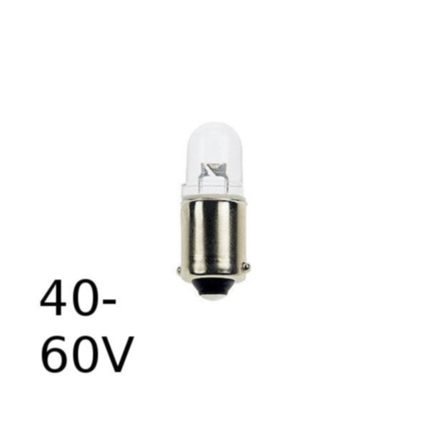 LED Signallampa 10lm Ba9s T9x26 0,4W 40-60V