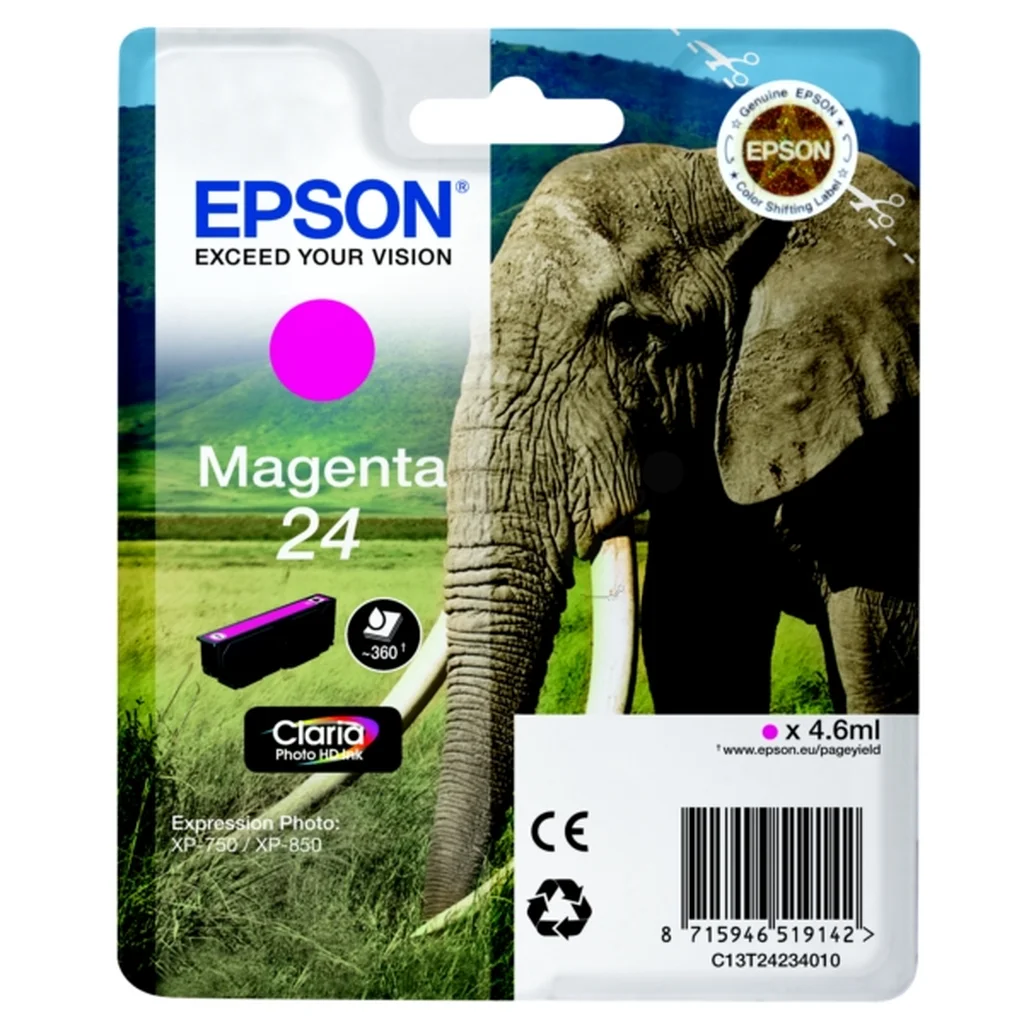 Epson 24 Bläckpatron Magenta