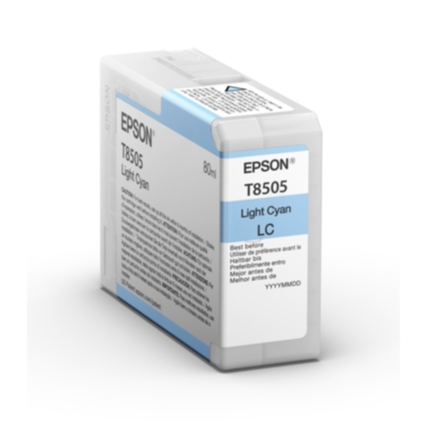 Blekk Ljus Cyan Hd T8505 80ml - Surecolor P800
