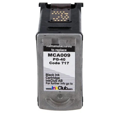 Bläckpatron svart, ersätter Canon PG-40