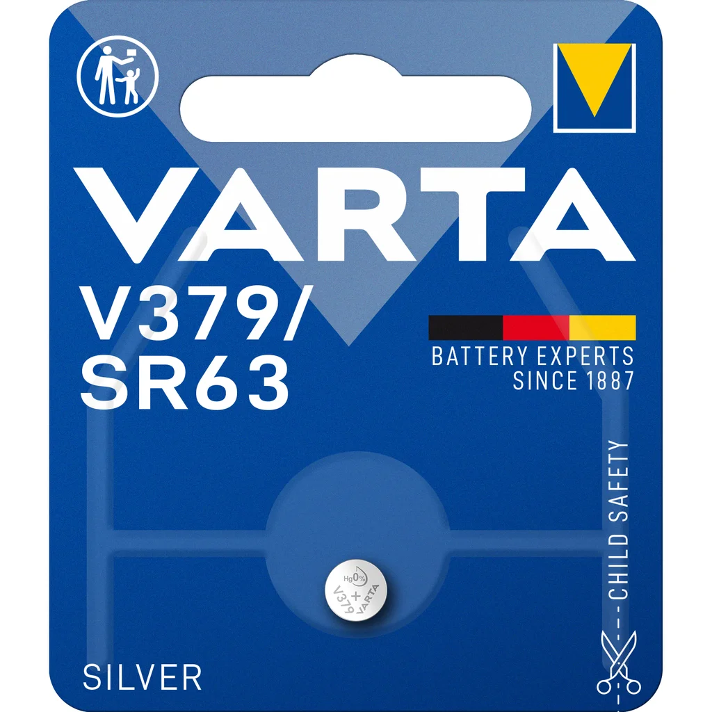 Varta V379/SR63 Silver knappcellsbatteri - 1 Pack